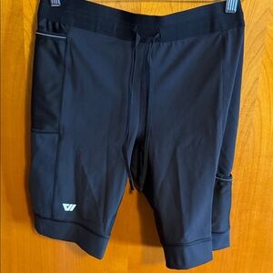 Men's WOLACO Black Athletic Shorts
